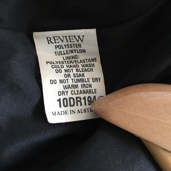 Review Blue-Black Rose Print SIZE 14 A Line Dress - Picture 9 of 9